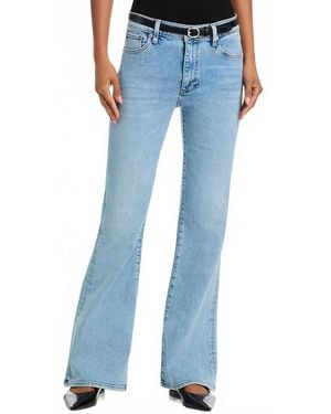 FRAME The Icon High Rise Flare Jeans - Blue