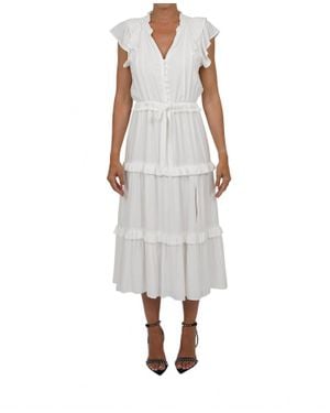 Love Token Sadie Midi Dress - White