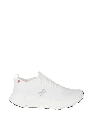 On Shoes Cloudsoma Breathable Mesh Rubber Sole Nylon Sneakers - White