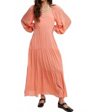 Listicle Ann Margaret Maxi Dress - Orange