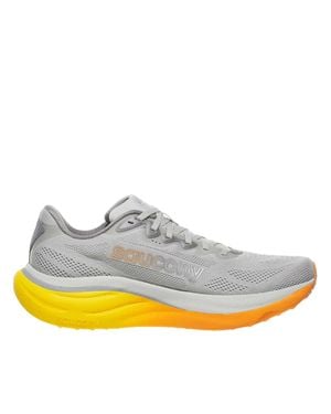 Saucony Sleek Running Sneakers With Vibrant Gradient Midsole - Gray