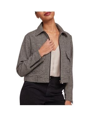 Bella Dahl Utility Pocket Zip Jacket - Gray