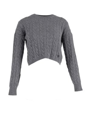 Maje Knitted Sweater - Gray