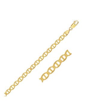 Yellow Gold 10K Mariner Link Bracelet (5.10 Mm) - Metallic