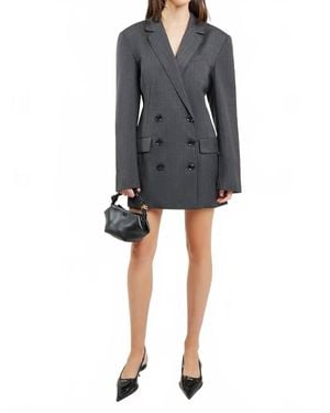 Hansen & Gretel Callum Blazer Mini Dress - Black