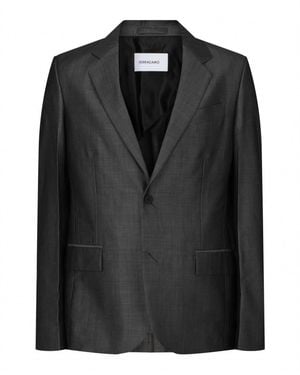Ferragamo Single-Breasted Blazer - Black