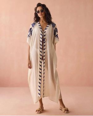 Omika Blanca Kimono Coverup - Natural
