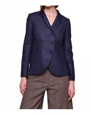 Jack Murphy Nicole Tweed Jacket - Blue