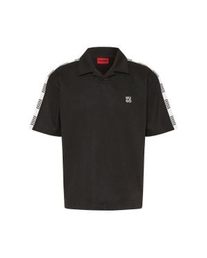BOSS Dalpars Short Sleeve Polo - Black