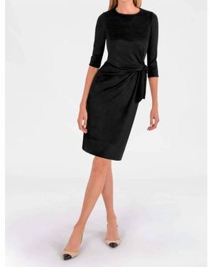 Gretchen Scott Cinch & Tie Dress - Black