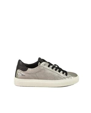Nevver Leather Sneakers - Gray