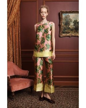 ALÉMAIS Faye Cropped Pants - Brown