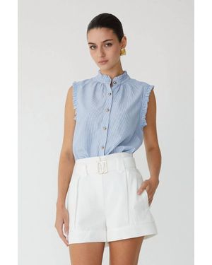 JS71 Bea Blouse - Blue