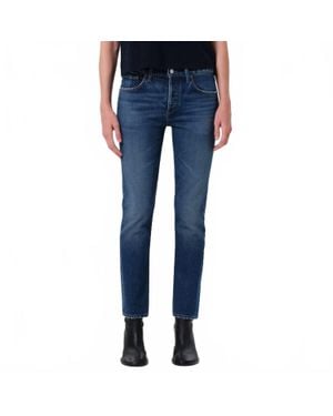 Agolde Cocktail Slim Ankle Jeans - Blue