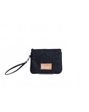 Kork Goods Amelia Cork Wristlet - Black