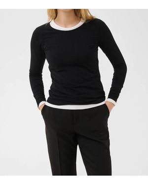 Part Two Nemajas Long Sleeve Top - Black