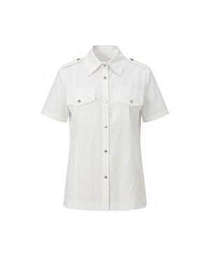 MR & MRS Cotton Shirt - White