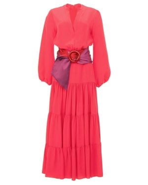 Silvia Tcherassi Sassari Maxi Dress - Red