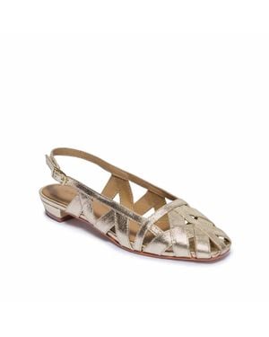 Bernardo Glinda Slingback Flats - Metallic