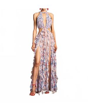 Deity Katya Cutout Dress - Red