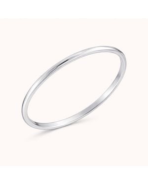 Pajure 14K Thin Wedding Band Ring - Metallic