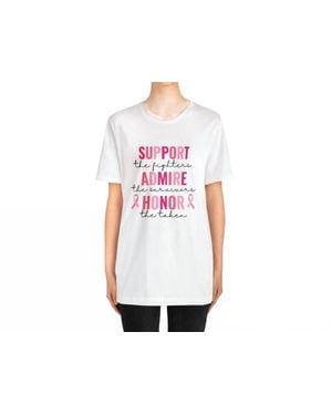 Wknder Breast Cancer Awareness Graphic Tee - White