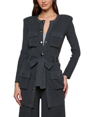 L'Agence Lore Cargo Pkt Cardigan - Blue