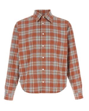 Second/Layer Cotton Blouse - Brown
