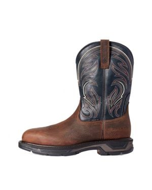 Ariat Workhog Xt Cottonwood Carbon Toe Pull On - Brown