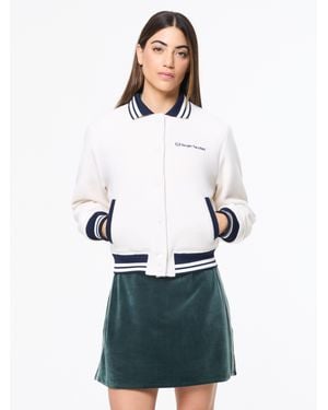 Sergio Tacchini Marisa Varsity Jacket - White
