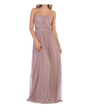 EVA Off The Shoulder Gown - Purple