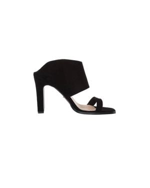 Chinese Laundry Double Strap Slip On Heels - Black