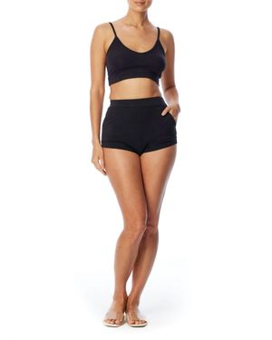 LBLC The Label Steph High Waisted Shortie - Black
