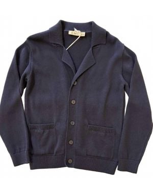 EMC Boy's Knit Cardigan Top - Blue