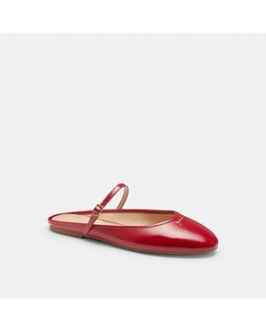 COACH Ballet Mule - Red