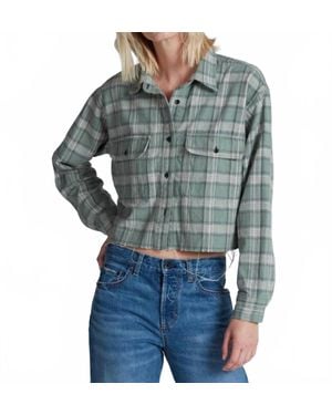 ASKK NY Crosby Flannel Shirt - Blue