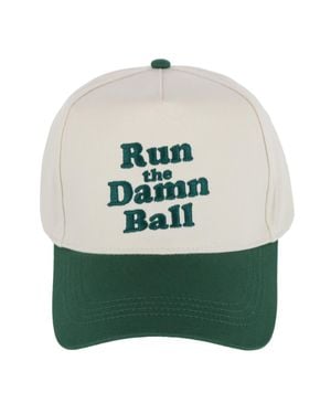 David & Young Run The Damn Ball Baseball Cap - Green