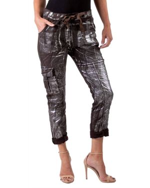 Gigi Moda Umbria Cotton Cropped Pants - Black