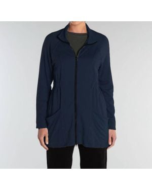 cut-loose Micro Fleece Zip Jacket - Blue