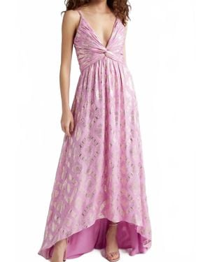 Ramy Brook V-Neck Gown - Purple