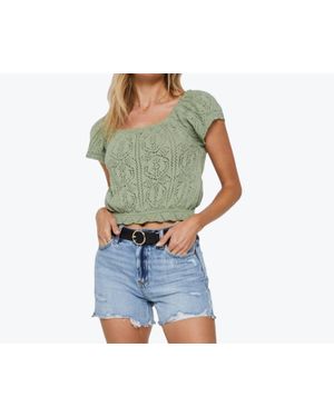 Another Love American Honey Cropped Top - Multicolor