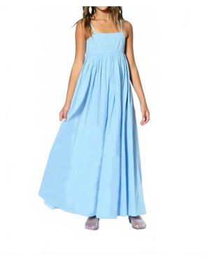 KatieJnyc Tween Serenity Beaded Strap Maxi Dress - Blue