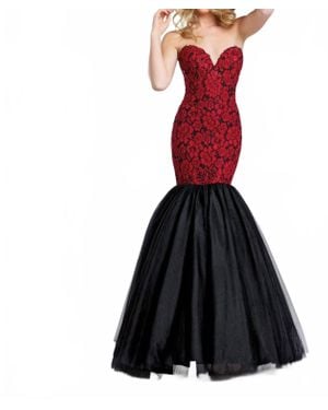 Ellie Wilde Mermaid Gown - Multicolor