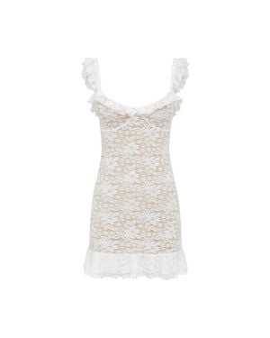 Runaway the Label Ava Mini Dress - White