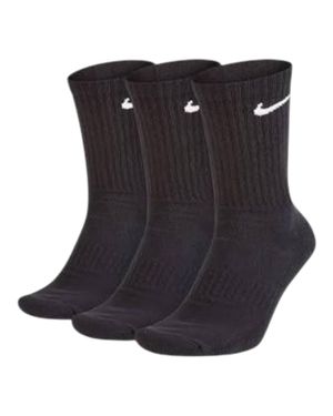 Nike Everyday Cushioned Crew Socks 3-Pack - Black