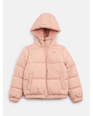 Guess Reversible Puffer Jacket (8-16) - Pink