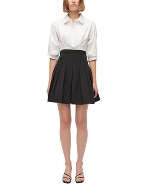 Jonathan Simkhai Sinclair Combo Mini Dress - Black
