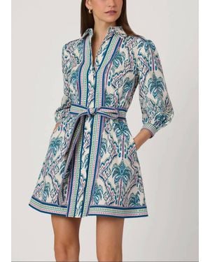 Shoshanna Vesey Mini Dress - Blue