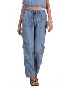 Elan Cargo Pants - Blue