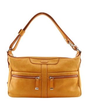 Tod's Miky Leather Shoulder Bag - Metallic
